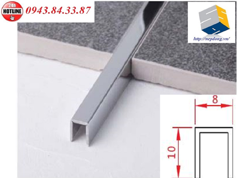 Nẹp inox chữ U