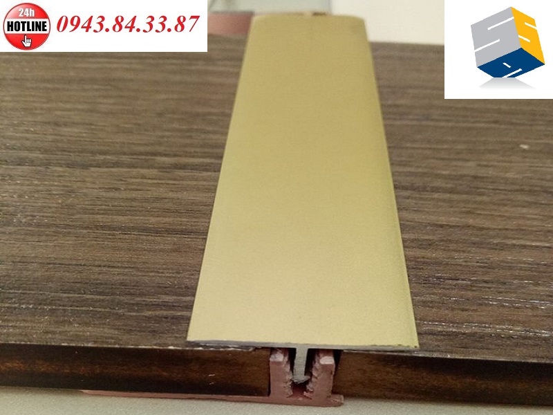 Nẹp nhôm sàn gỗ, nẹp nhôm chữ T nối sàn gỗ