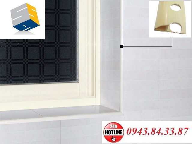 nẹp nhựa PVC bo góc tròn