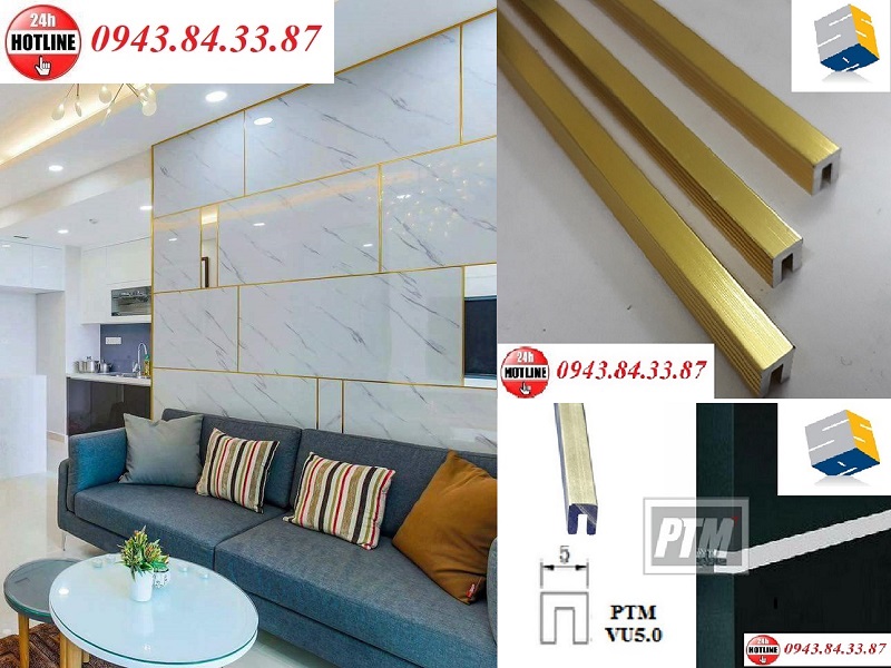 Nẹp nhôm chữ U